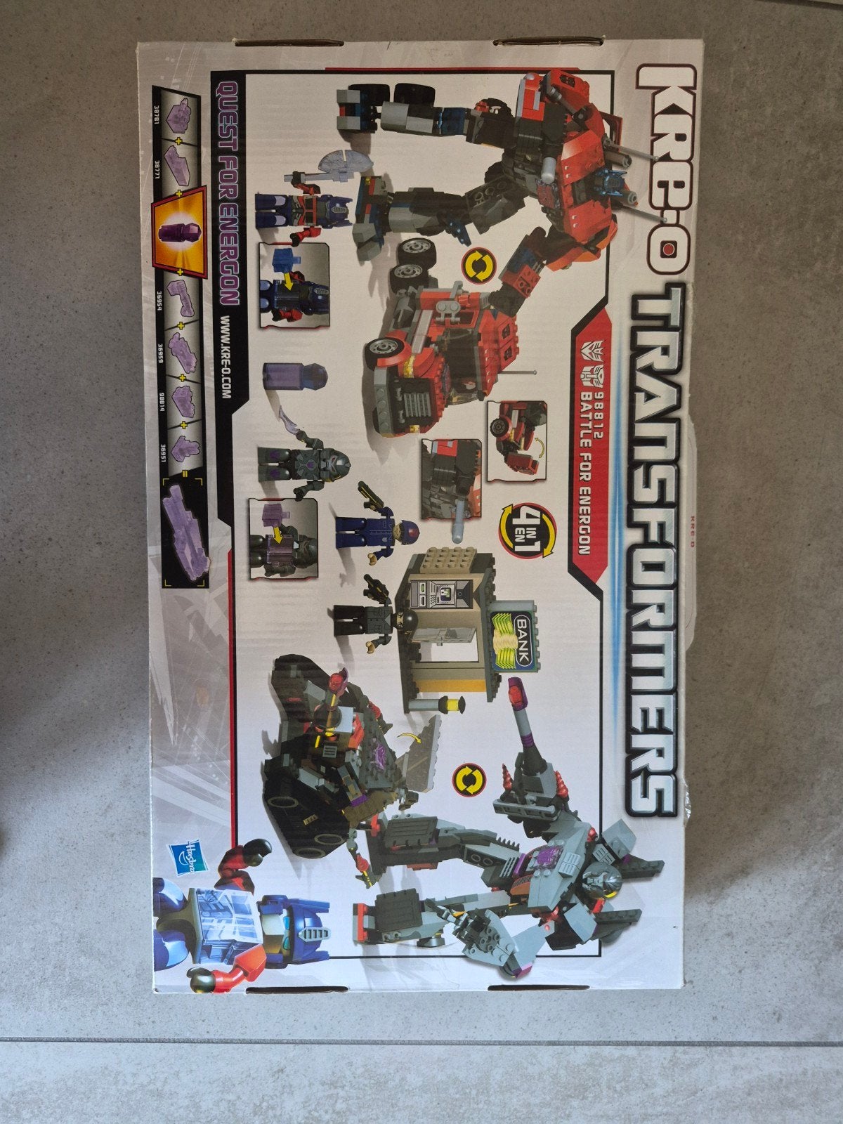 KRE-O Transformers Battle for Energon Optimus Prime Megatron, Ophalen of Verzenden, Gebruikt, Overige merken