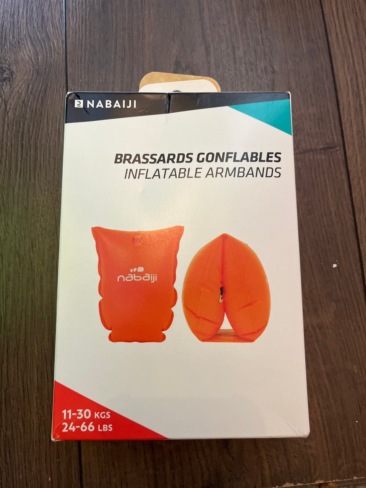 Nabaiji opblaasbare zwembandjes 11-30 kg, Ophalen, Zo goed als nieuw