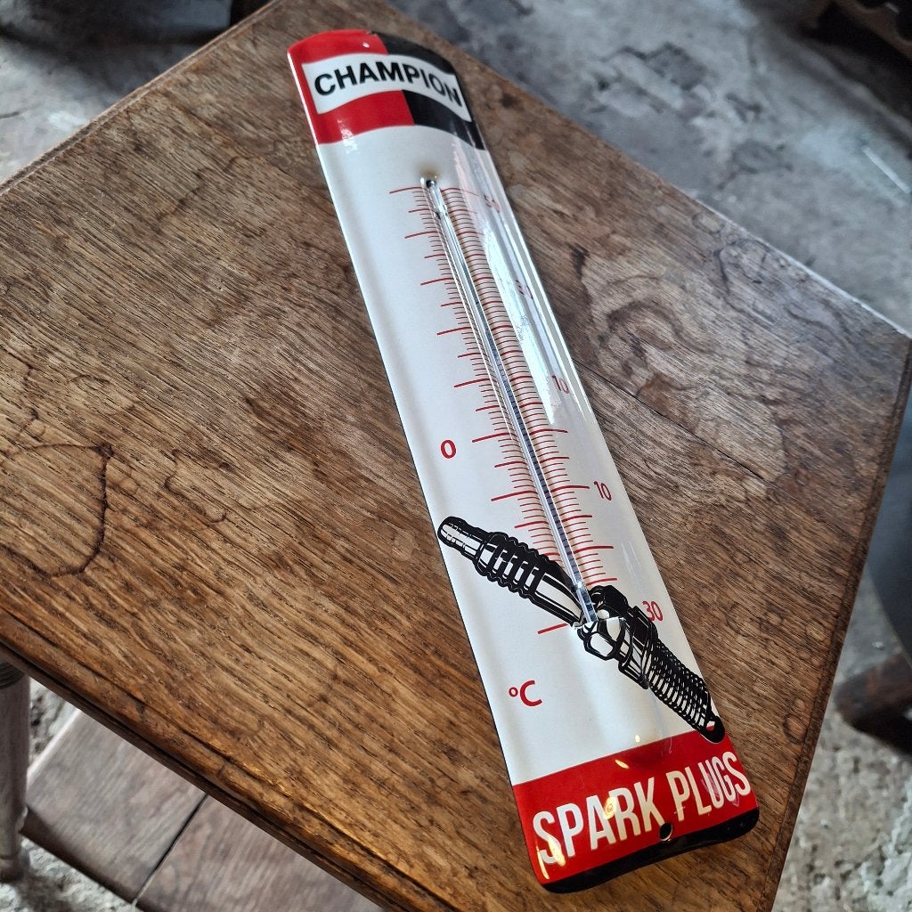 Champion thermometer - Emaille, Ophalen of Verzenden