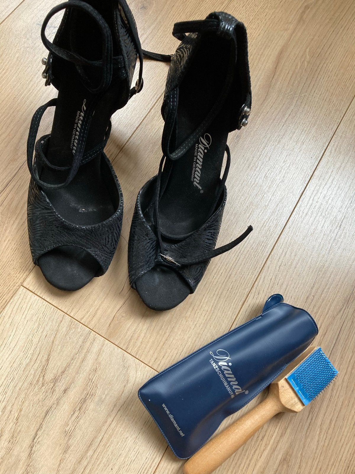 Diamant latin & ballroom dansschoenen - echt leer, Ophalen of Verzenden, Zo goed als nieuw, Schoenen