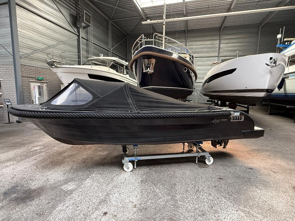 Liberty 555 Tender met Honda 20 pk buitenboordmotor., Watersport en Boten, Ophalen, Tender, Gebruikt, Rondzit