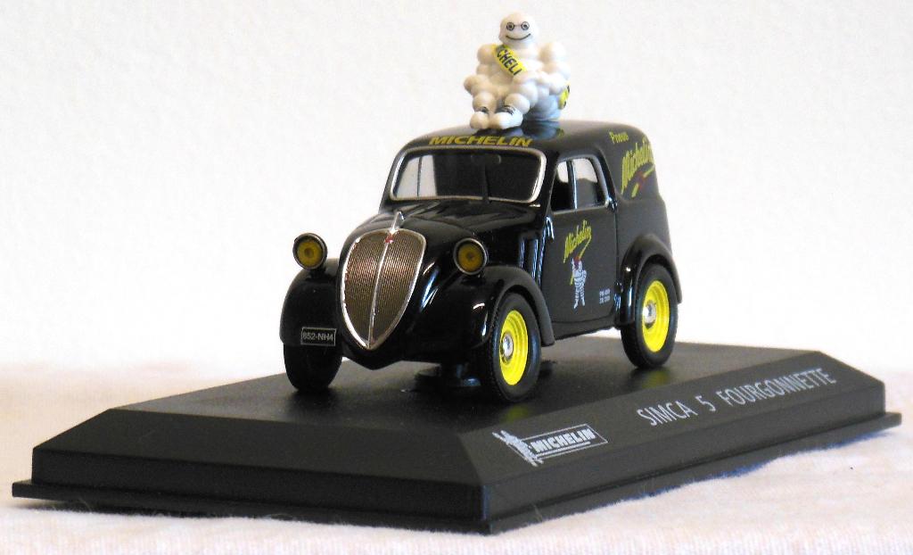 SIMCA. 5 Fourgonnette. 1936. MICHELIN. Altaya-Ixo 1:43. OVP, Hobby en Vrije tijd, Verzenden, Zo goed als nieuw, Auto, Overige merken