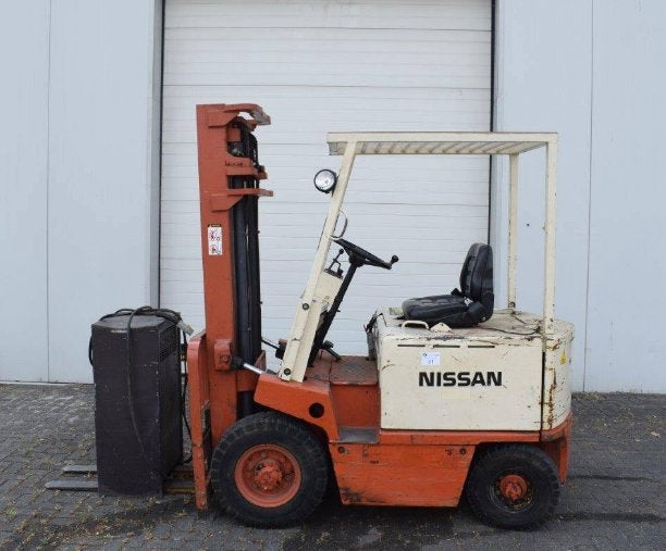 Nissan elektrische heftruck UB02L20U uit 1985 + oplader, Ophalen, Gebruikt