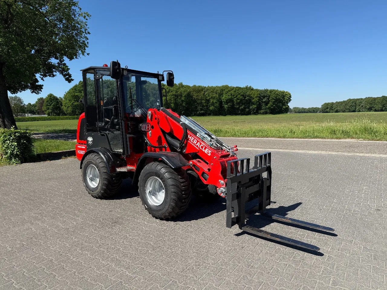 Heracles H280T pro mini shovel NIEUW - vanaf €422p/m, Wiellader of Shovel