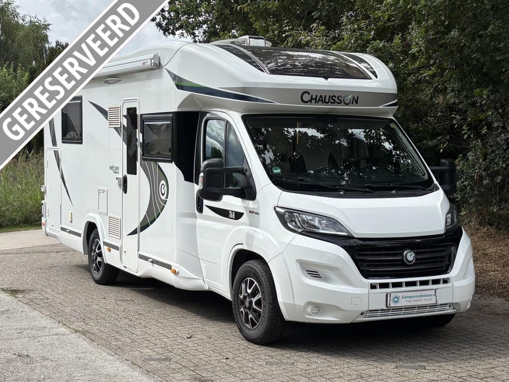 CHAUSSON 768 Welcome Premium - 2019 - 150pk - Nu €, Startonderbreker, Fiat, Koelkast, Half-integraal