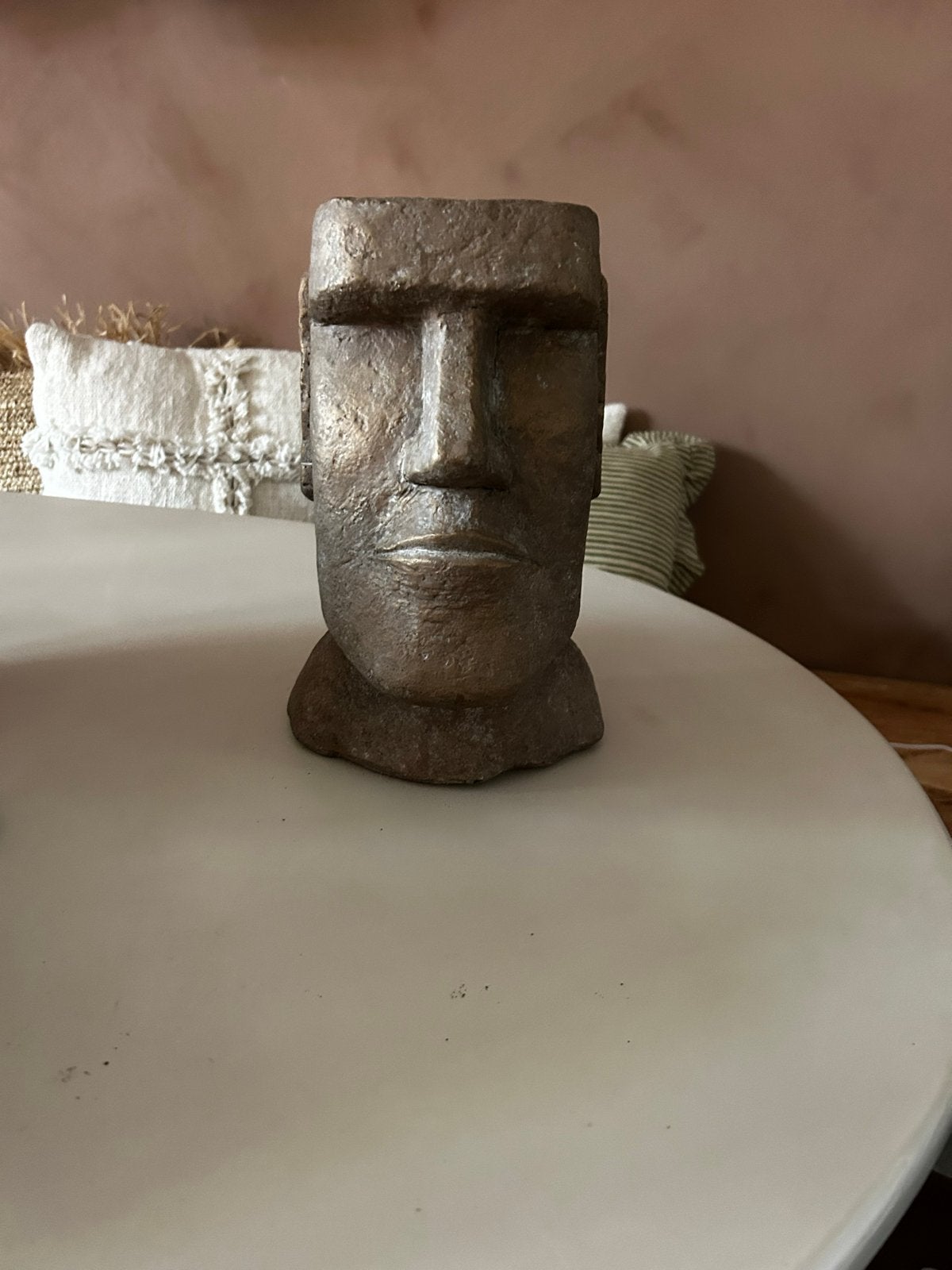Loods5 Moai bloempot/vaas - Paaseiland stijl, Ophalen of Verzenden, Halfschaduw, Minder dan 100 cm