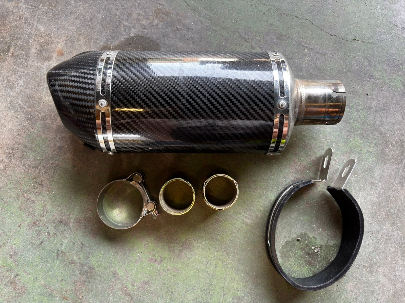 Full Carbon slip on einddemper, Ophalen of Verzenden