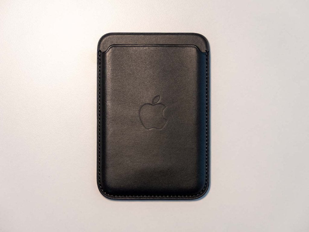 Apple MagSafe Kaarthouder Zwart Apple Origineel Nieuwstaat, Zwart, MagSafe, Kaarthouder, Ophalen of Verzenden