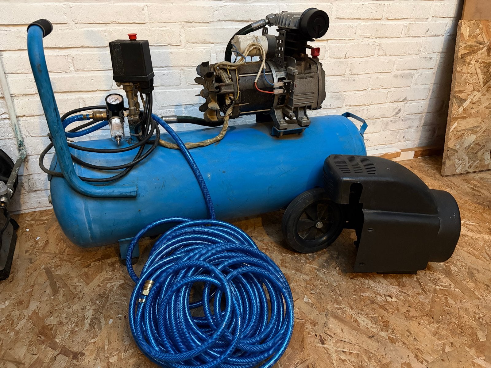 Güde 300/10/50 Compressor - 50L, Ophalen, Gebruikt, 10 bar of meer, 25 tot 100 liter