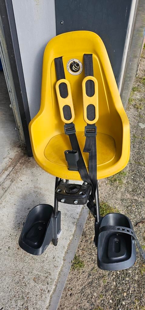 Bobike fietsstoeltjes voor en achter met windscherm okergeel, Fietsen en Brommers, Fietsaccessoires | Fietsstoeltjes, Ophalen