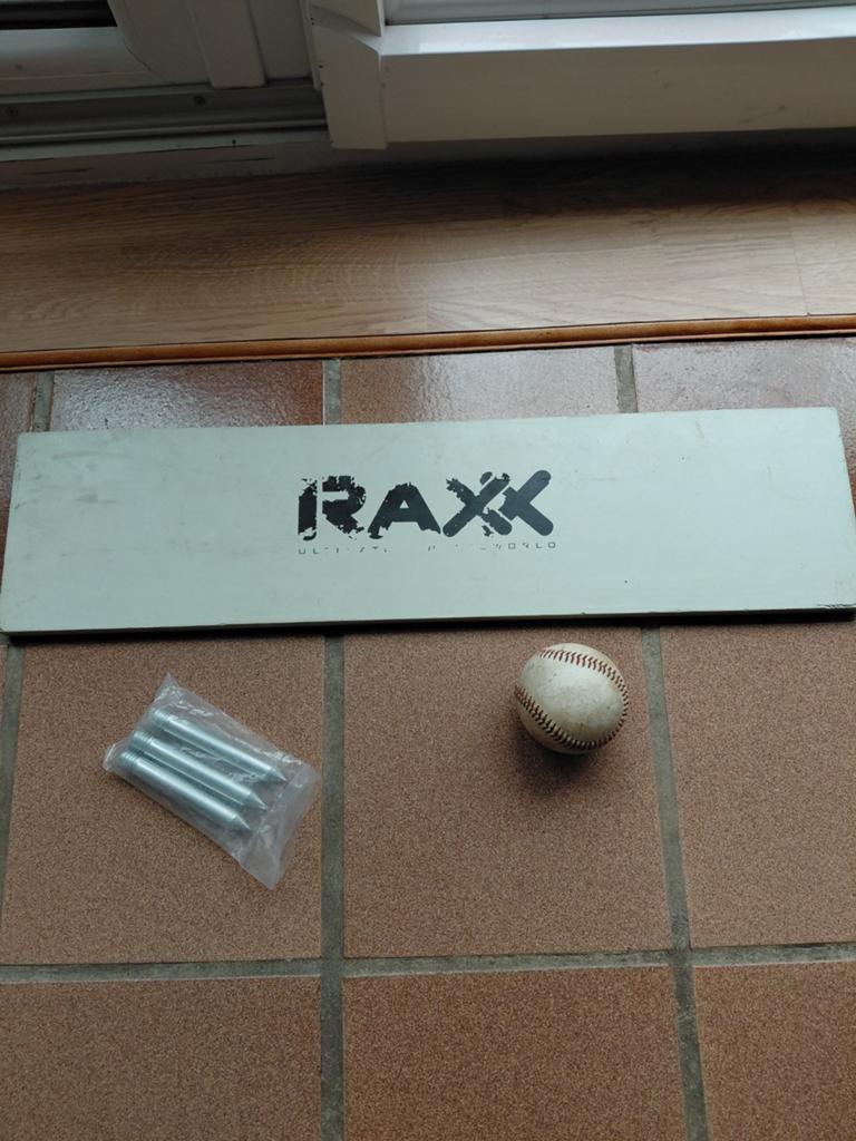 RAXX Honkbal Pitching Rubber met Bevestigingsmateriaal, Ophalen, Gebruikt, Honkbal, Overige typen