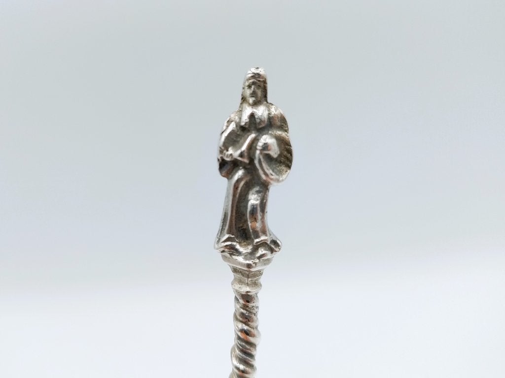 Zilveren apostellepel, R. Scheltens, Groningen, 19e eeuws, Antiek en Kunst, Verzenden, Zilver