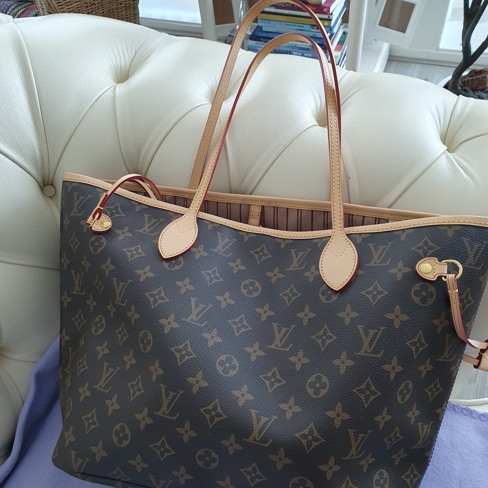 Louis vuitton neverfull, Ophalen of Verzenden, Nieuw, Bruin