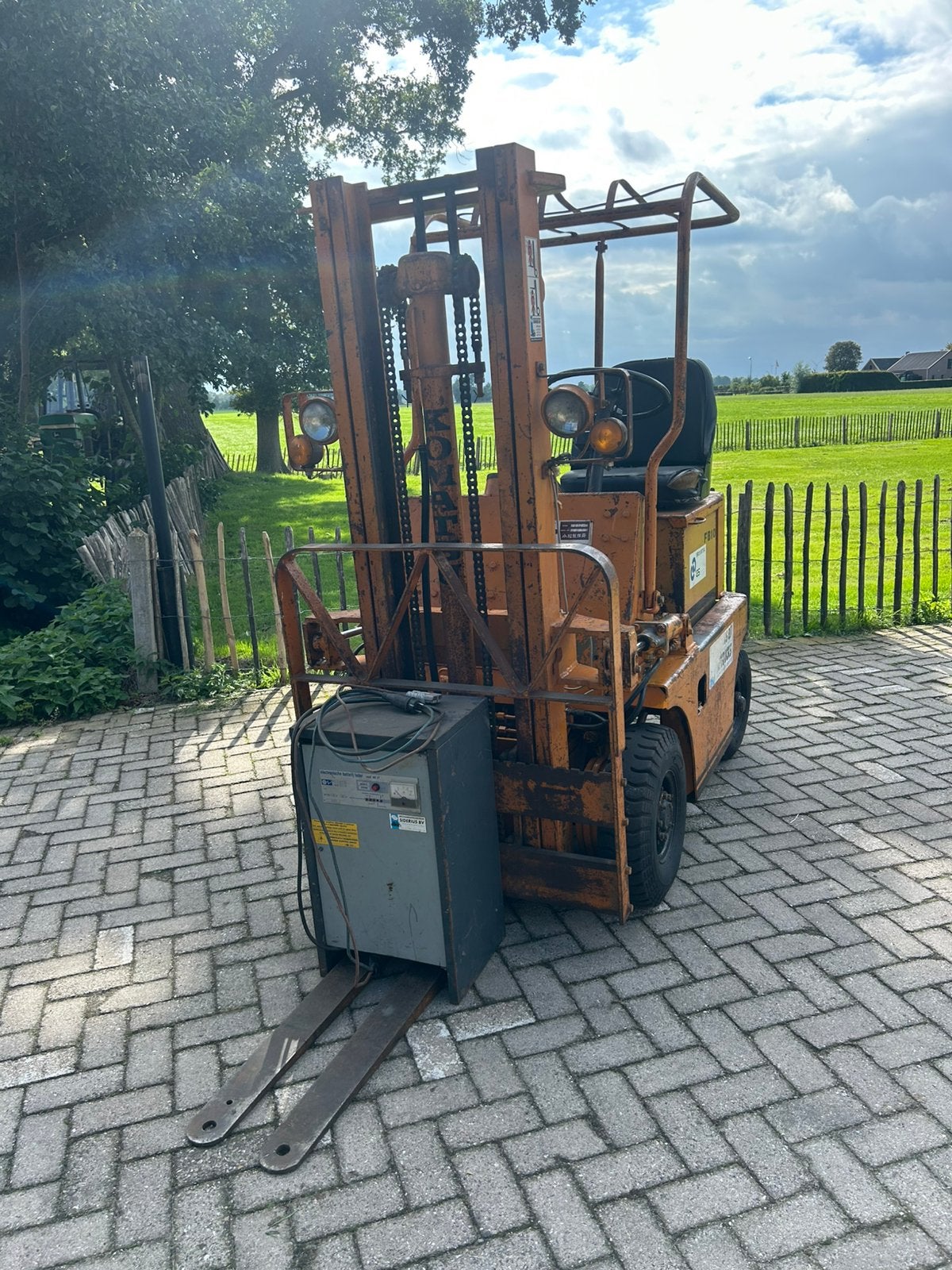 Komatsu  heftruck, Zakelijke goederen, 2000 tot 3000 kg, Ophalen of Verzenden, Diesel, Heftruck