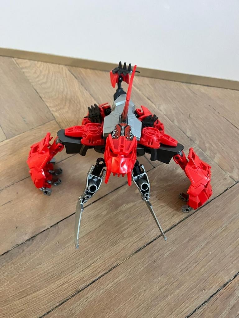 Lego hero factory 2232 raw jaw rood zwart robot, Ophalen of Verzenden, Zo goed als nieuw, Complete set, Lego