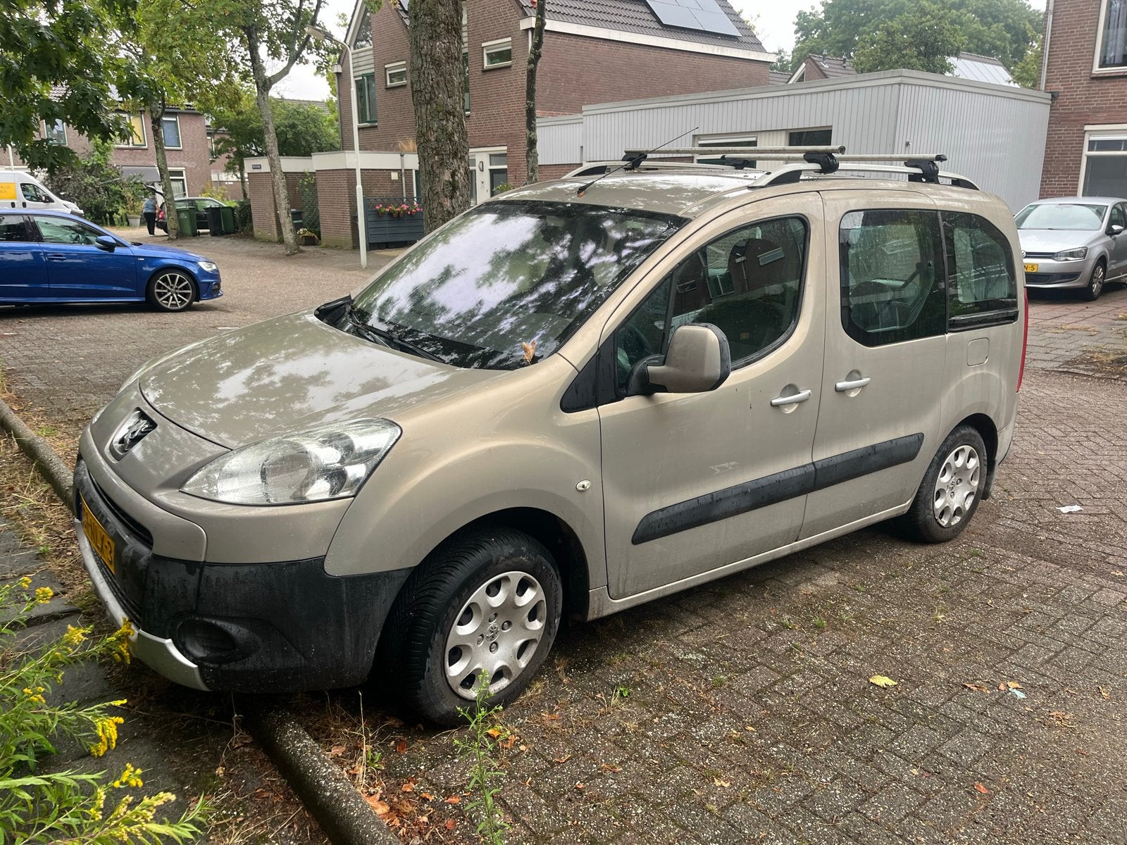 Peugeot Partner 1.6 16V 88KW Tepee 7PL 2010 Beige, Auto's, Peugeot, Voorwielaandrijving, 1380 kg, 4 cilinders, Beige