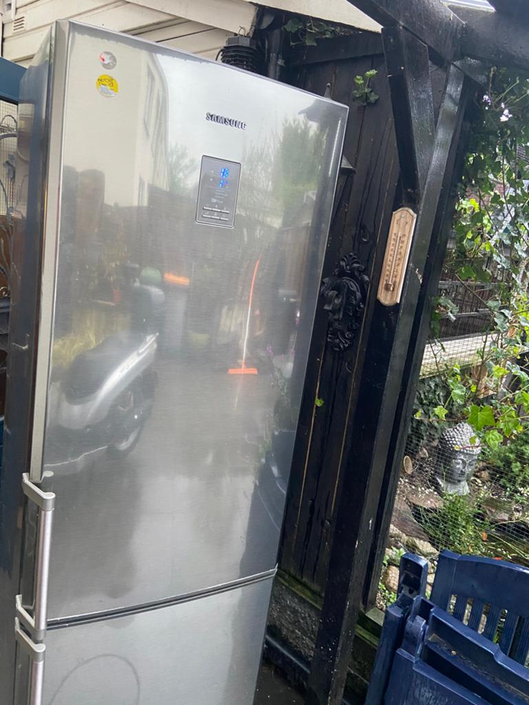 Samsung koelvriescombinatie, Ophalen, Gebruikt, 200 liter of meer, Met aparte vriezer