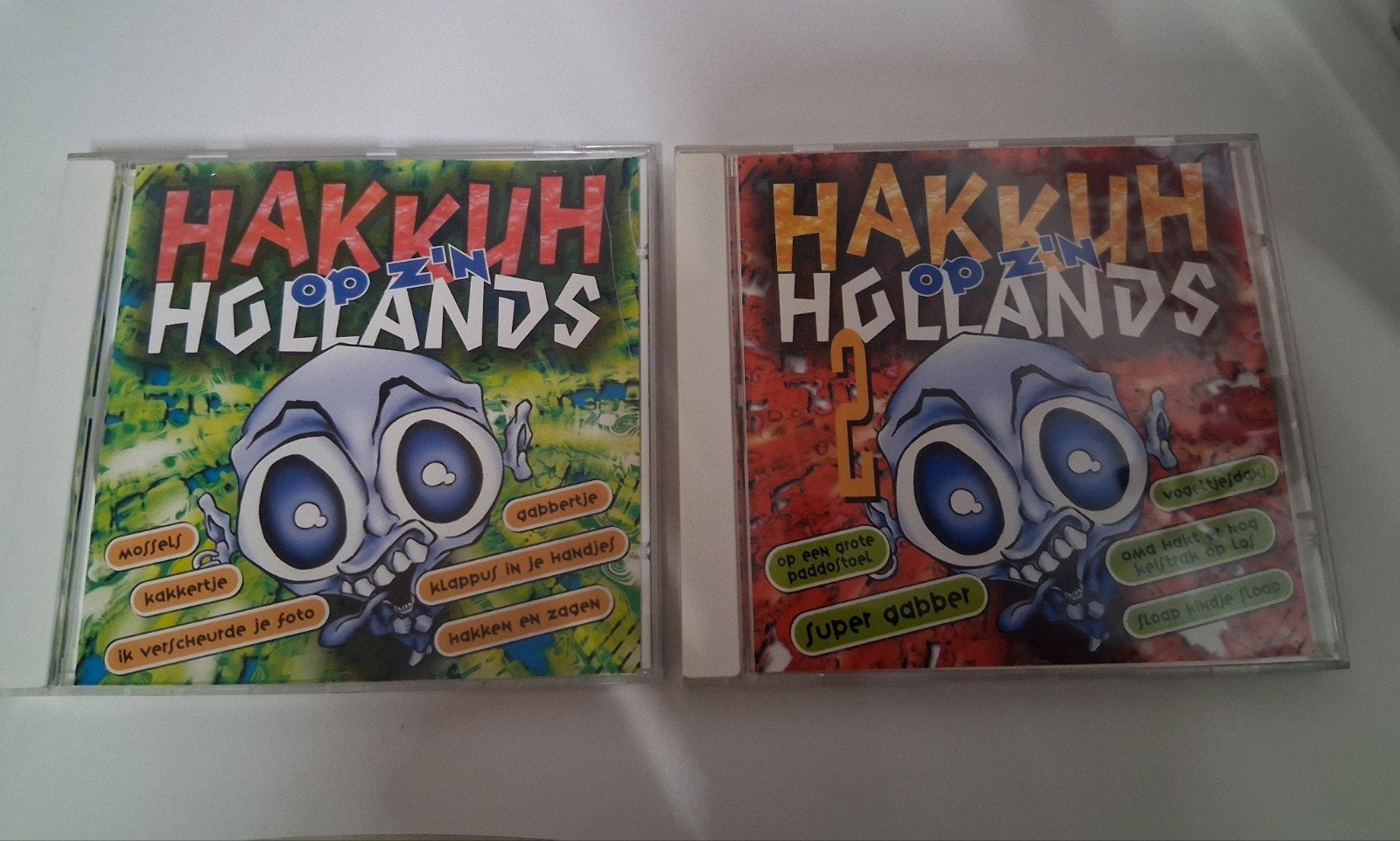 Hakkuh op z'n Hollands Deel 1 & 2 Hardcore CD's, Hardcore, Ophalen of Verzenden, Zo goed als nieuw, Inclusief doosje