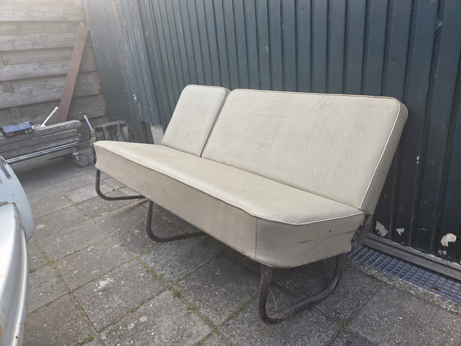 Middenbank Volkswagen T1 T2 met neerklapbare leuning, Auto-onderdelen, Interieur en Bekleding, Ophalen of Verzenden, Gebruikt