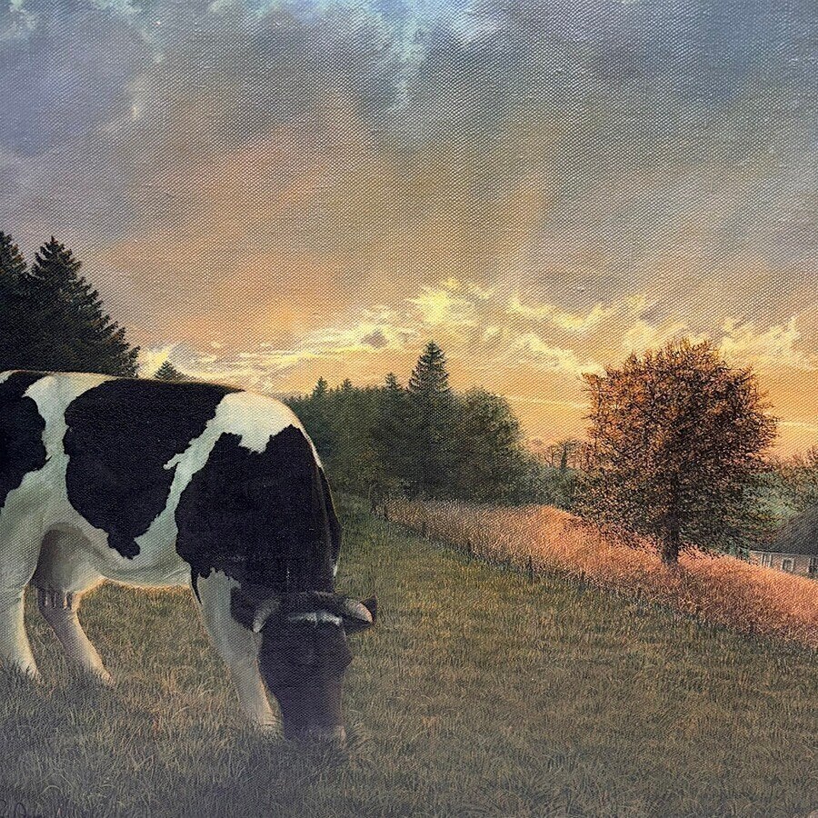 Paul Christiaan Bos (1956) - ‘Denkend aan Ierland’, 1975, Antiek en Kunst, Ophalen of Verzenden