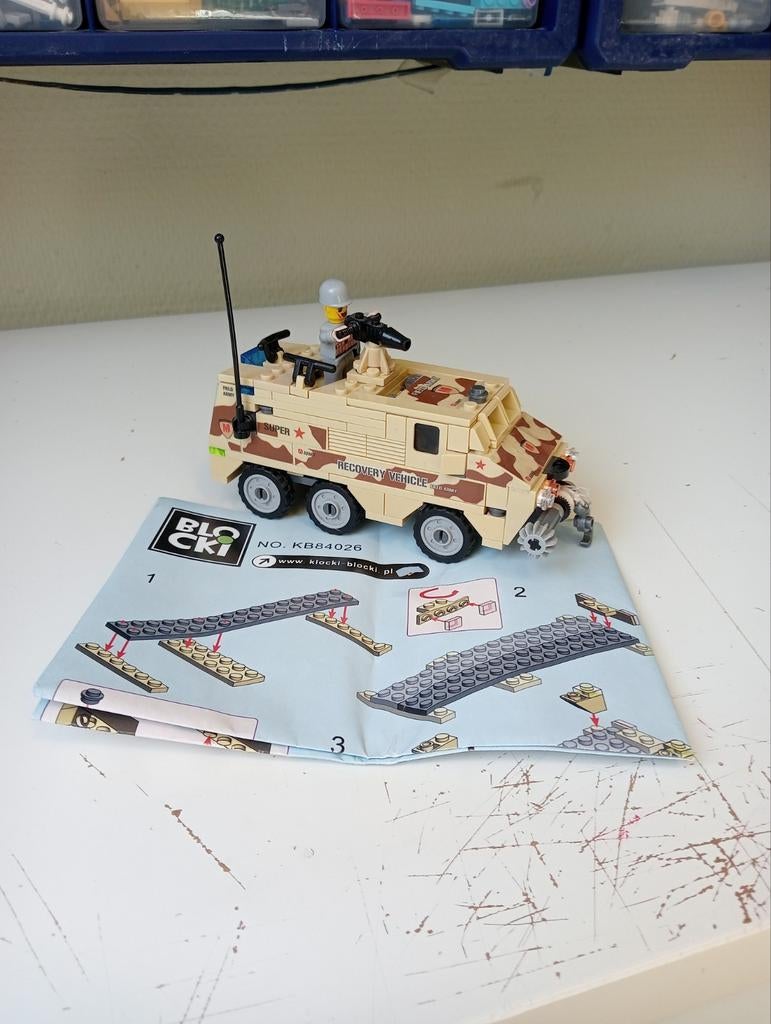 Blocki kb84026 recovery vehicle, Ophalen of Verzenden, Gebruikt, Inclusief minifiguren, Overige typen
