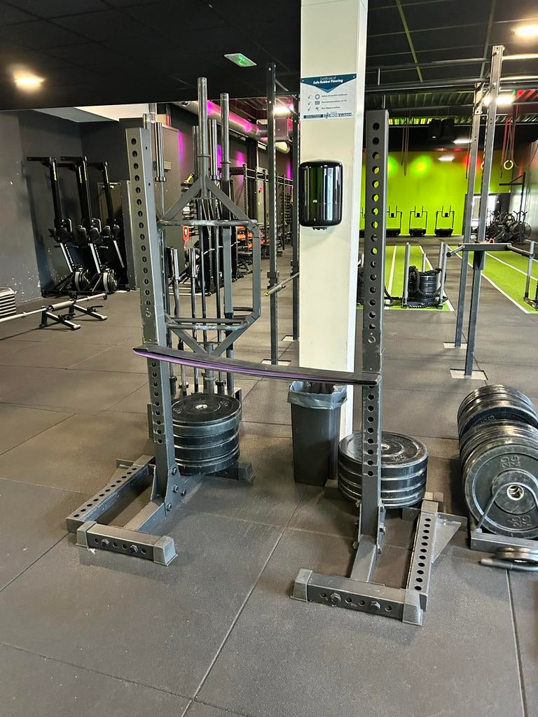 Squat Rack 2x staanders + 2x J Hook, Ophalen, Zo goed als nieuw, Benen, Overige typen