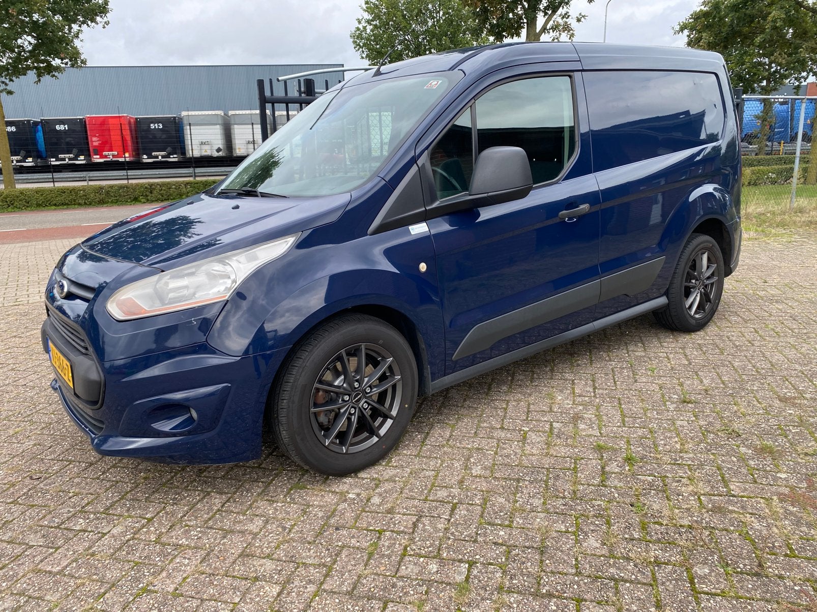 Ford transit connect 1.6 tdci grijs kenteken, Auto's, Zwart, Blauw, Handgeschakeld, Particulier