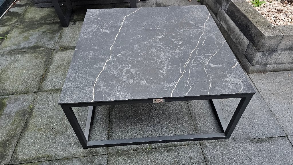 Tierra Outdoor Koffietafel Rio Large Trespa! 80 x 80 CM!, Tuin en Terras, Tuintafels, Ophalen, Zo goed als nieuw, Vierkant