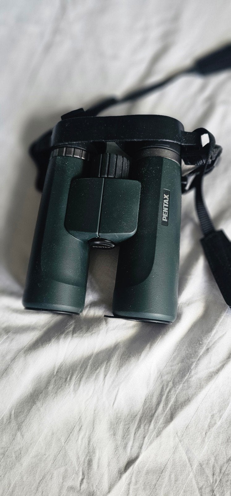 Pentax A-serie AD 8x36 WP verrekijker met tas, Dakkant (recht), Ophalen of Verzenden, Zo goed als nieuw, 8 tot 12x