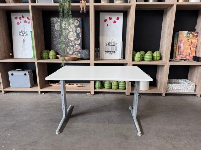 Aspa Verstelbaar bureau 120x80xH63-84cm,100€/st,6st, Huis en Inrichting, Gebruikt, Metaal, Ophalen of Verzenden, Overige merken