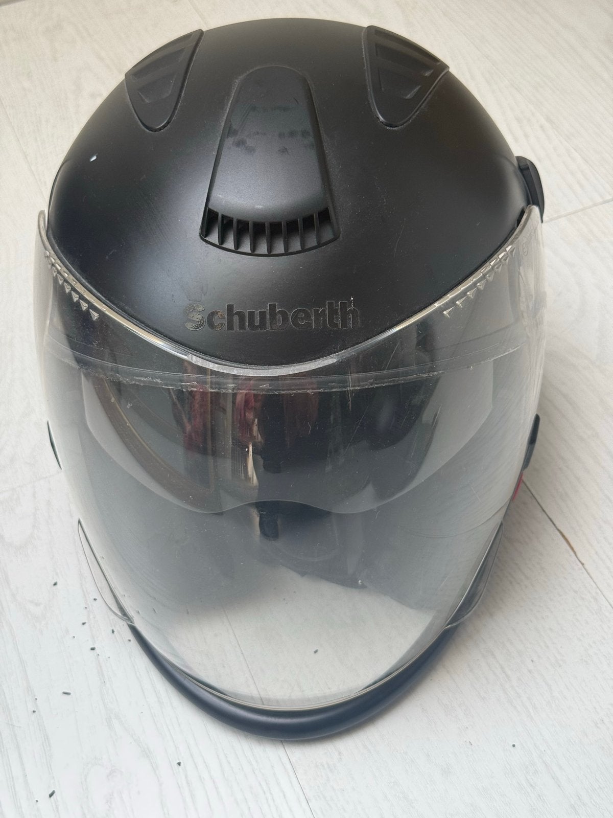 Schuberth Jethelm - Mat Zwart, Motoren, Heren, Jethelm, Ophalen of Verzenden, L