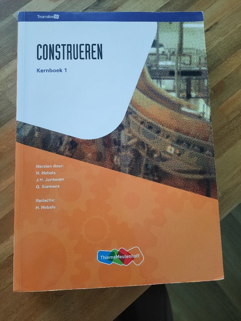 Construeren Kernboek 1, Boeken, ThiemeMeulenhoff, Ophalen of Verzenden, Zo goed als nieuw, MBO