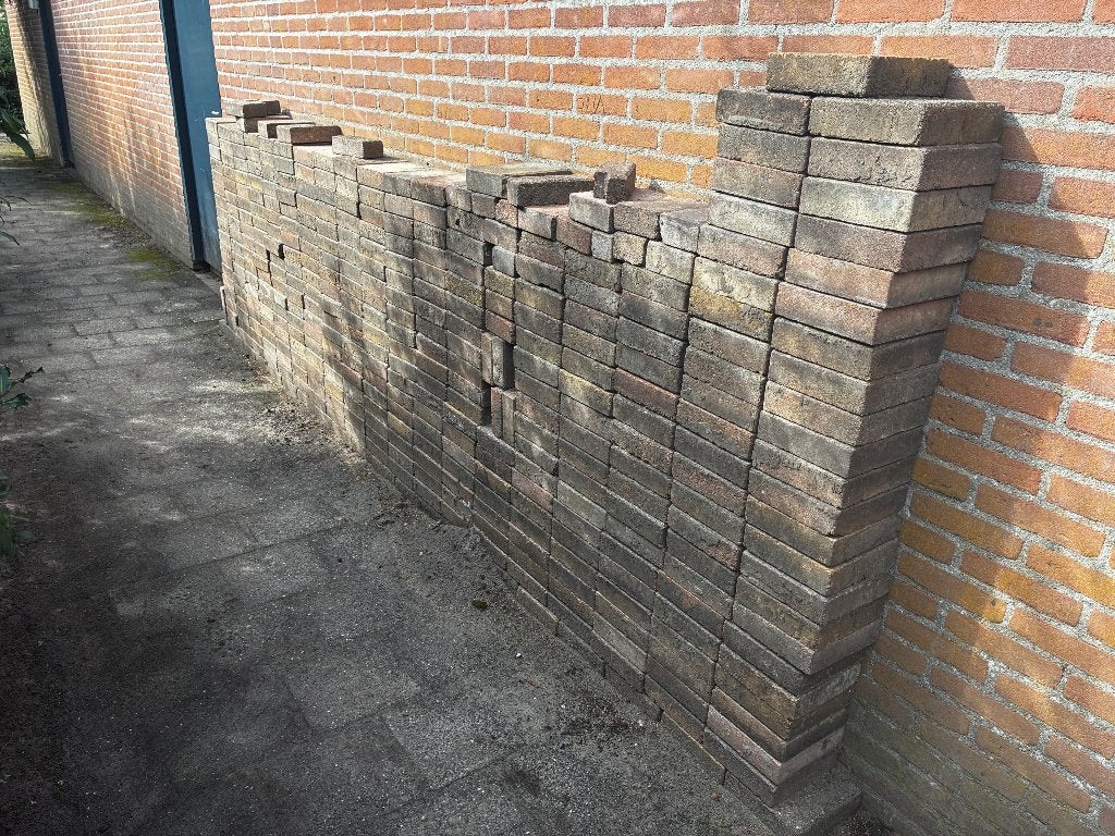 Straatstenen, Ophalen, Gebruikt, 10 m² of meer, Beton