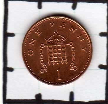 Munt Groot-Brittannië 1 penny 2000., Verzenden, Overige landen, Losse munt