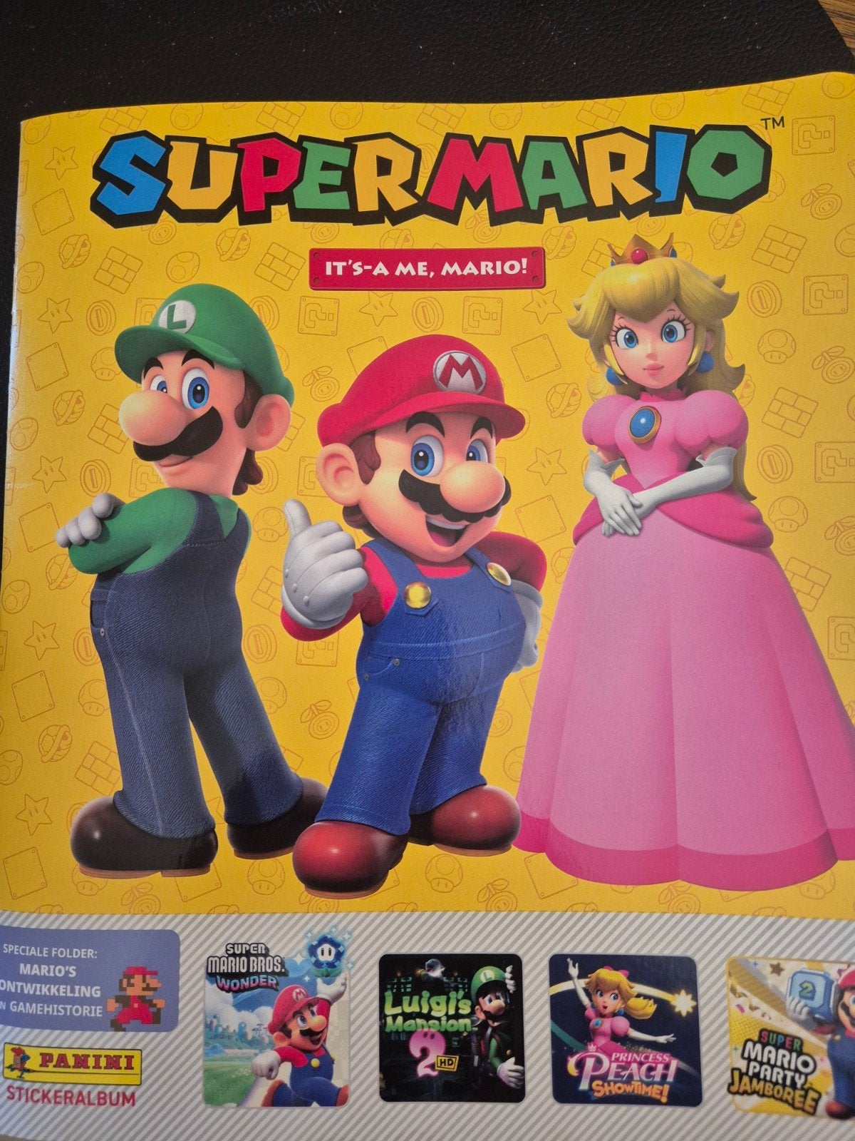 Super Mario Stickerboek dubbele kaarten., Verzamelen, Ophalen, Gebruikt, Strip of Tekenfilm