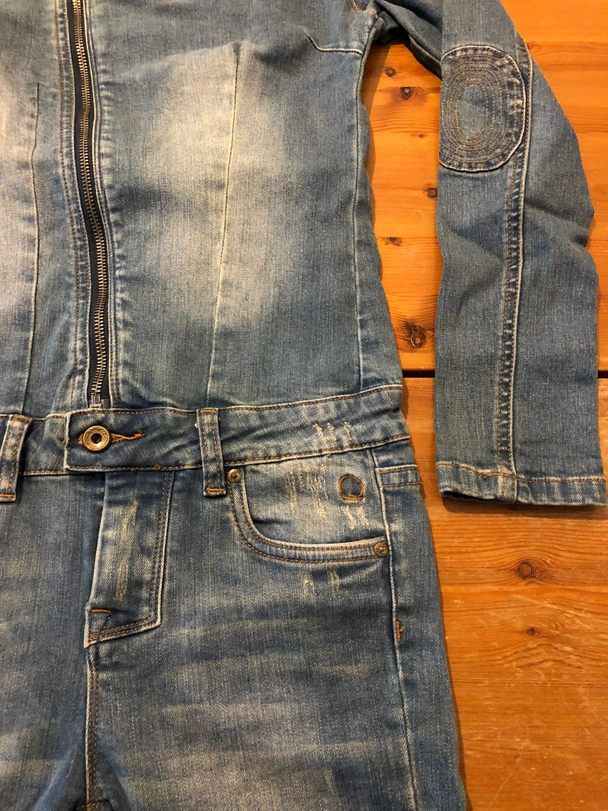 Super stoere blauwe denim jumpsuit van Circle of Trust, Broek, Meisje, Circle of Trust, Ophalen of Verzenden