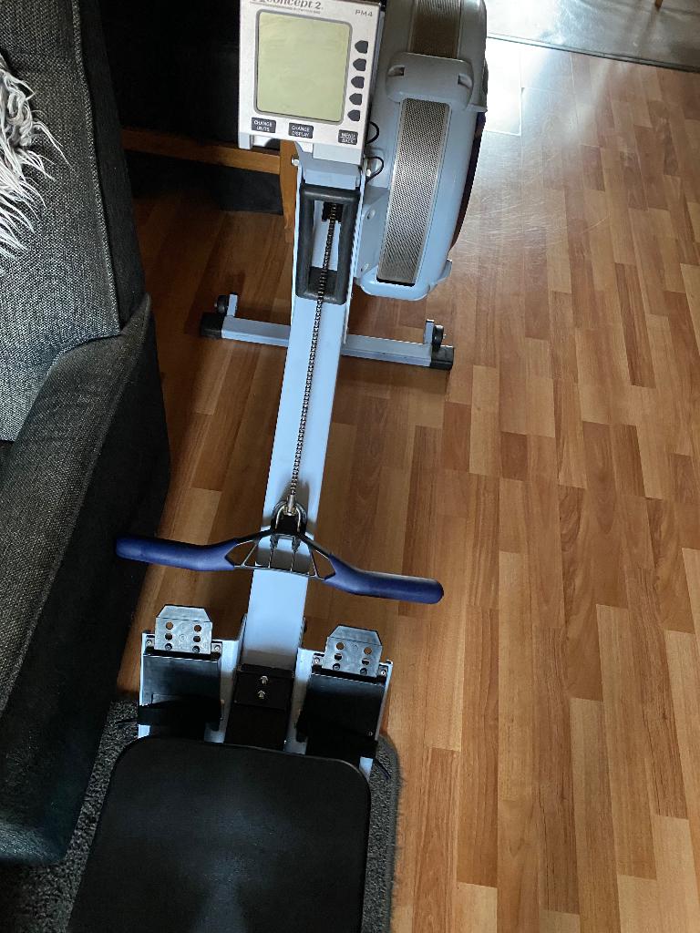 Concept 2 roeitrainer model D PM4 display, Benen, Gebruikt, Ophalen of Verzenden, Metaal