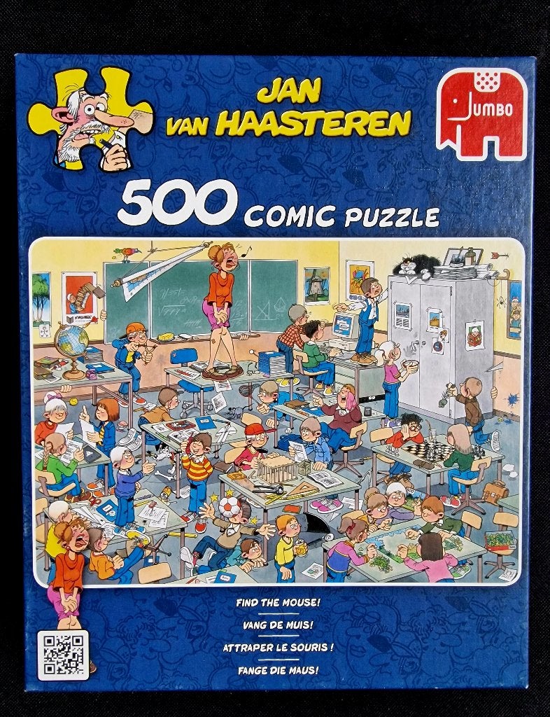 Van Haasteren Puzzel "Vang de Muis", Ophalen, 500 t/m 1500 stukjes, Zo goed als nieuw, Legpuzzel