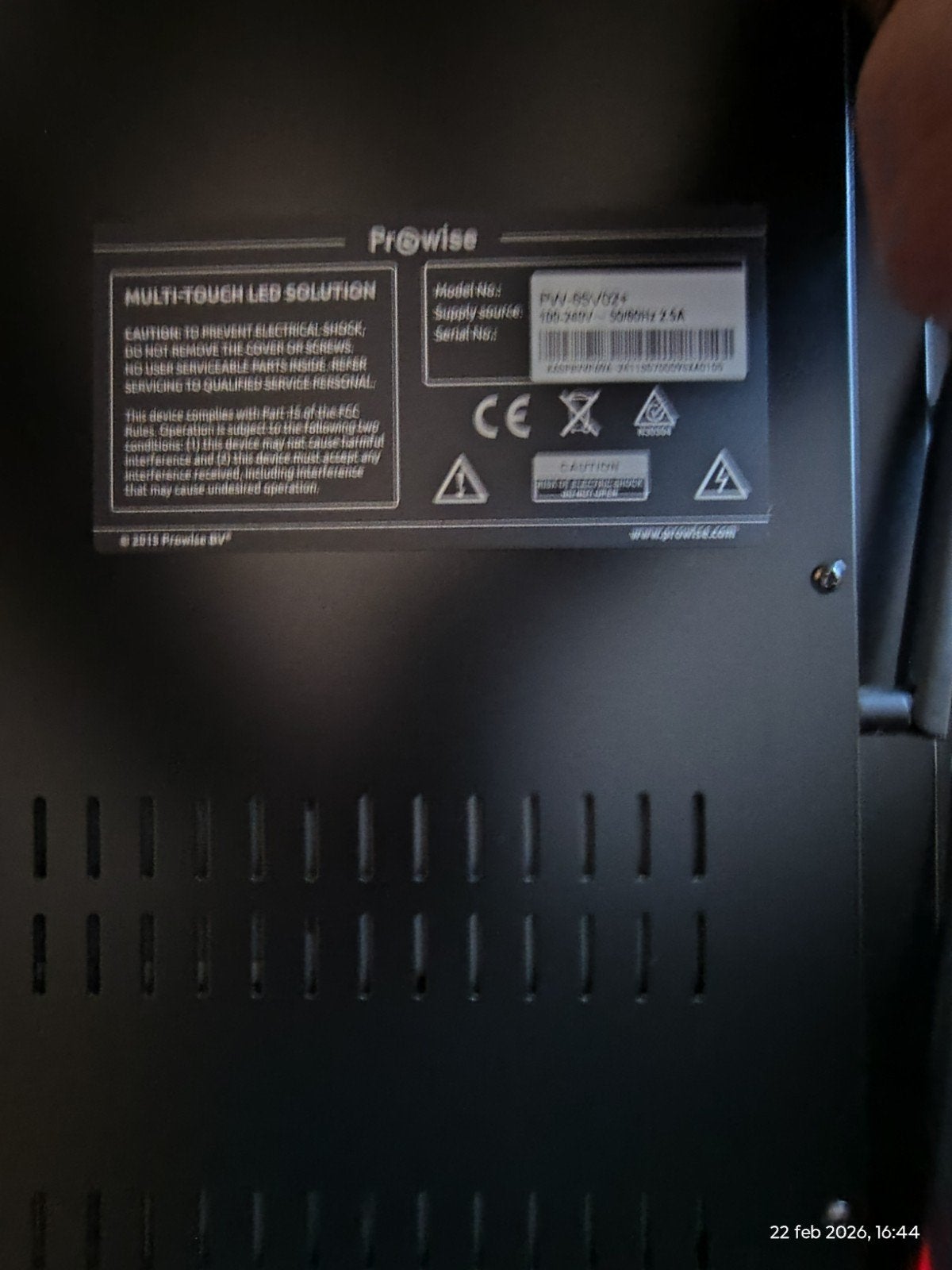 Prowise Digibord 4K met Afstandsbediening, Computers en Software, Monitoren, Ophalen, Prowise, Touchscreen, Ultra HD (4K)
