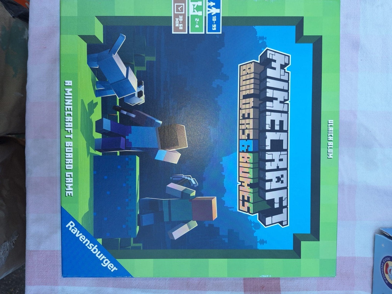 minecraft bordspel, Hobby en Vrije tijd, Ophalen of Verzenden, Zo goed als nieuw