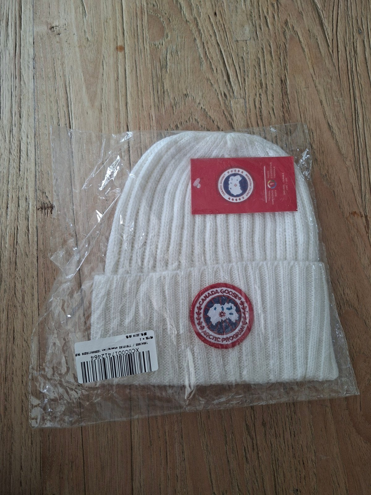 Nieuwe Canada Goose Muts - Wit, Maat 38/40 (M), Canada Goose, Nieuw, Ophalen of Verzenden