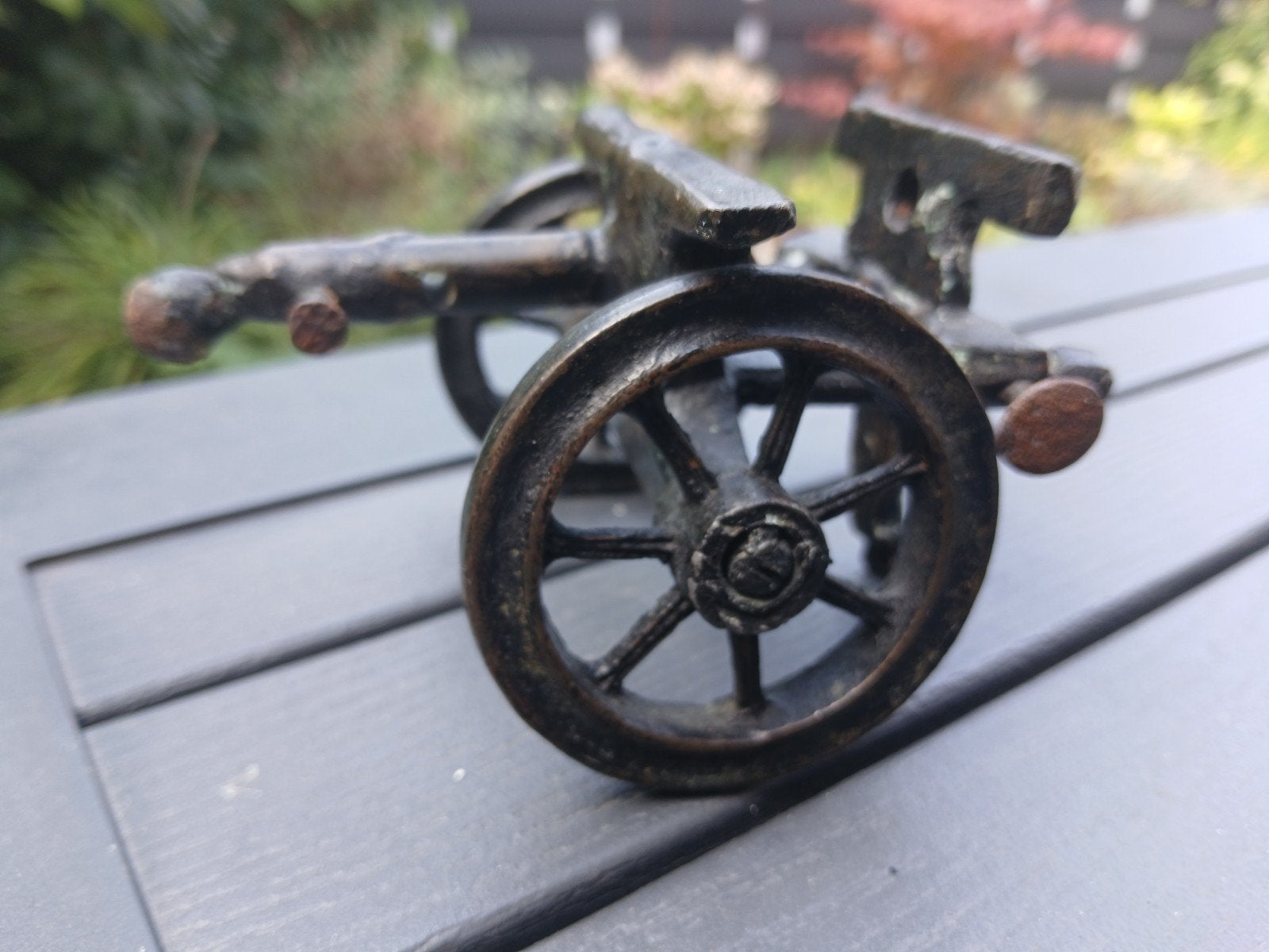 kanon brons antiek, Ophalen of Verzenden