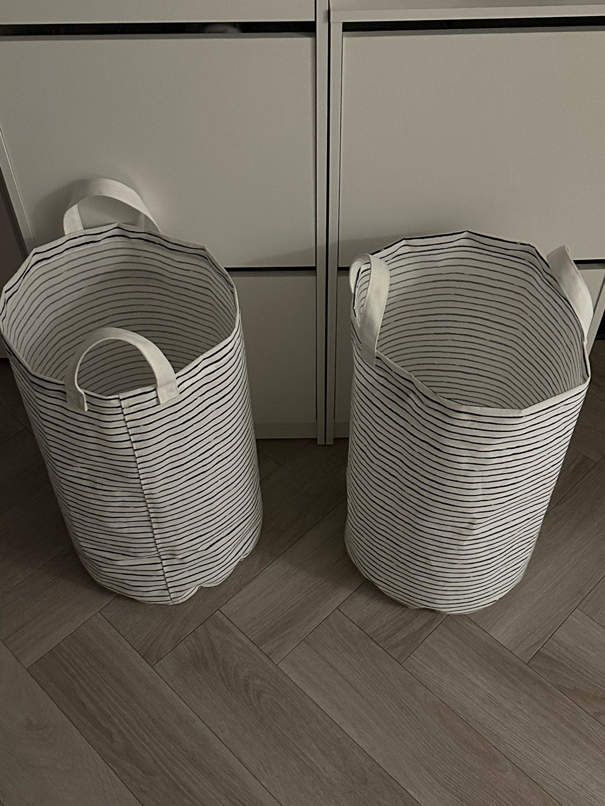 IKEA Klunka Waszak Twee Stukjes, Huis en Inrichting, Gebruikt, Wit, Wasmand, Ophalen