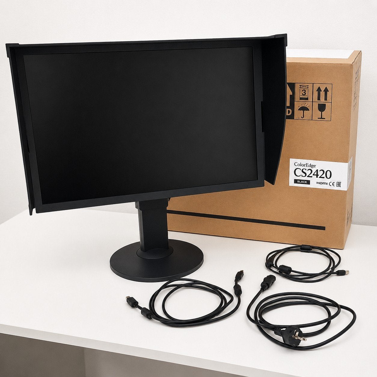 Eizo ColorEdge CS2420 | Slechts 3891 branduren! (+ Zonnekap), Ophalen, IPS, Eizo, Zo goed als nieuw