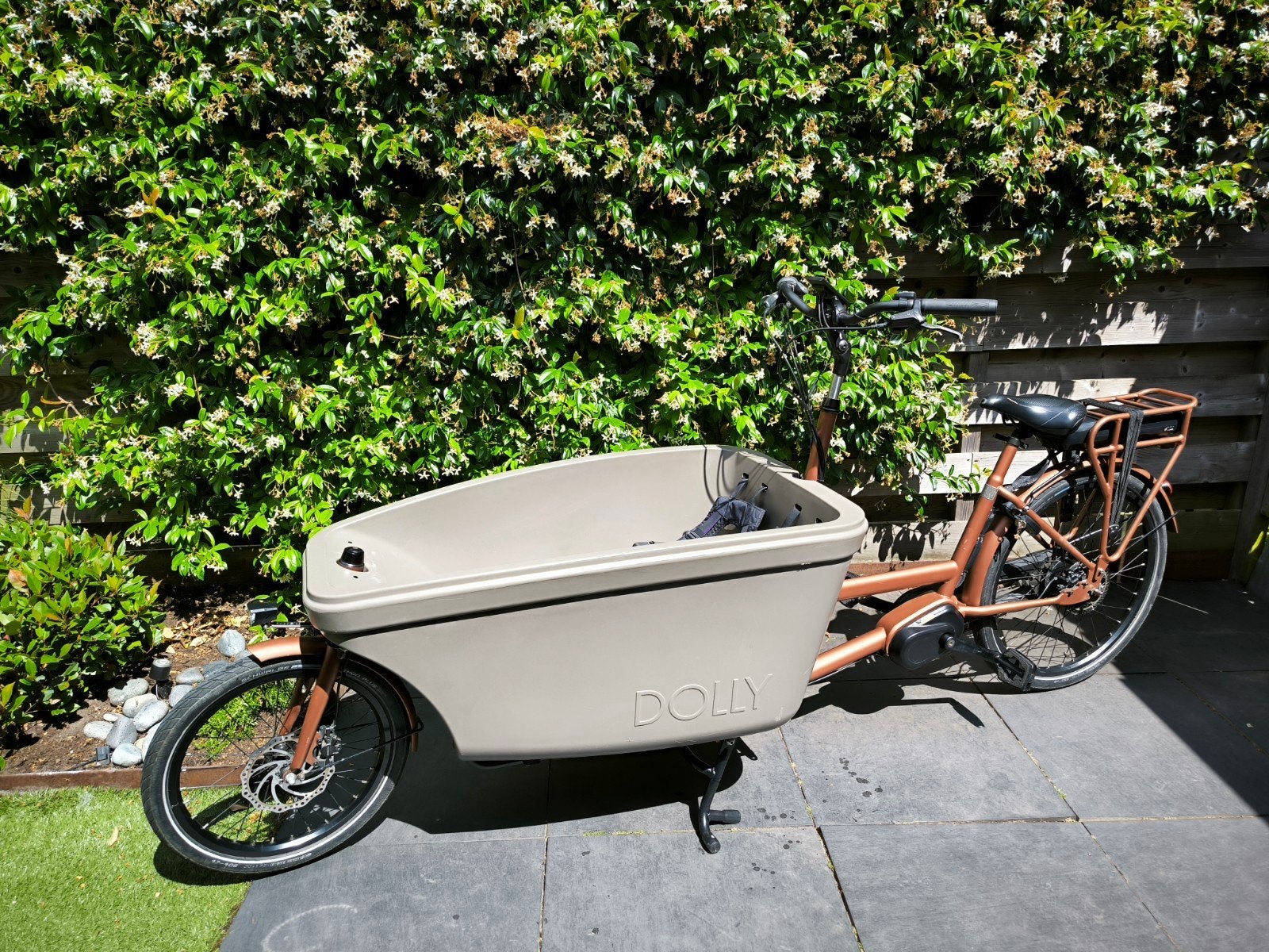Dolly Bakfiets met Bafang middenmotor, Gebruikt, Elektrisch, 2 kinderen, Ophalen