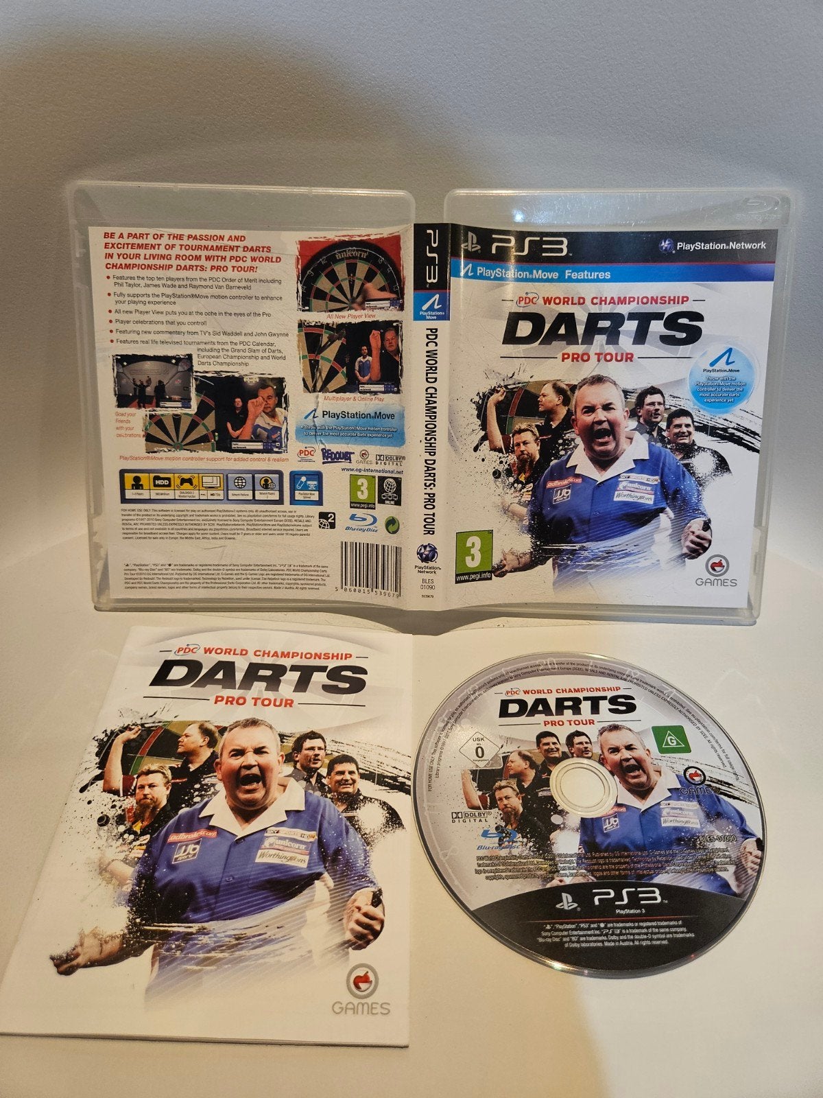 Darts Pro Tour PS3, Spelcomputers en Games, Games | Sony PlayStation 3, 1 speler, Ophalen of Verzenden, Zo goed als nieuw, Vanaf 3 jaar