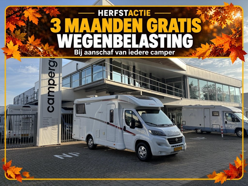 Dethleffs Trend I 6617 EB ENKELE BEDDEN 6.99M COMPACT, Caravans en Kamperen, Fiat, 6 tot 7 meter, Bedrijf, Tot en met 3