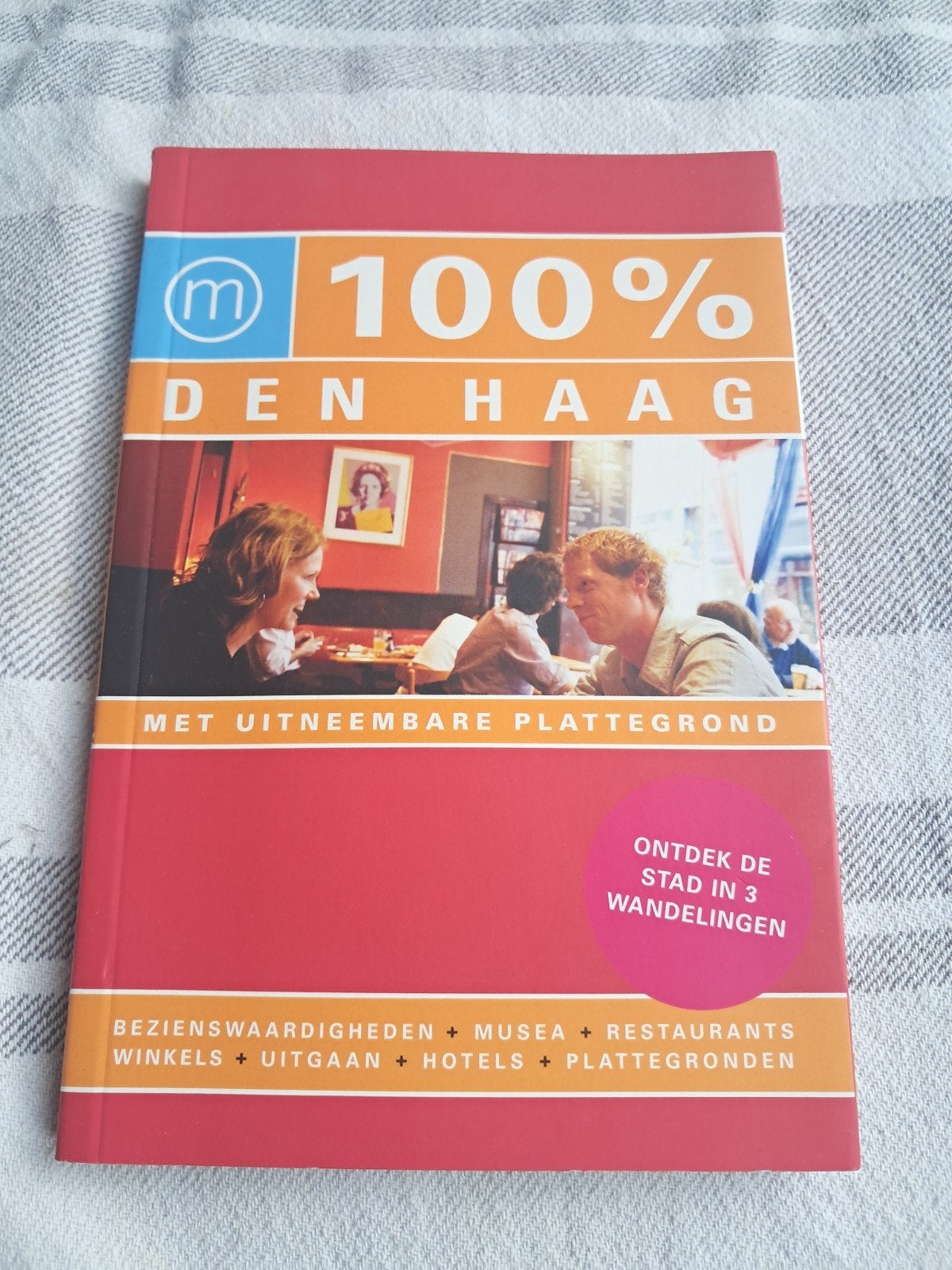 100% Den Haag Reisgids met uitneembare plattegrond, Overige merken, Ophalen of Verzenden, Zo goed als nieuw, Reisgids of -boek