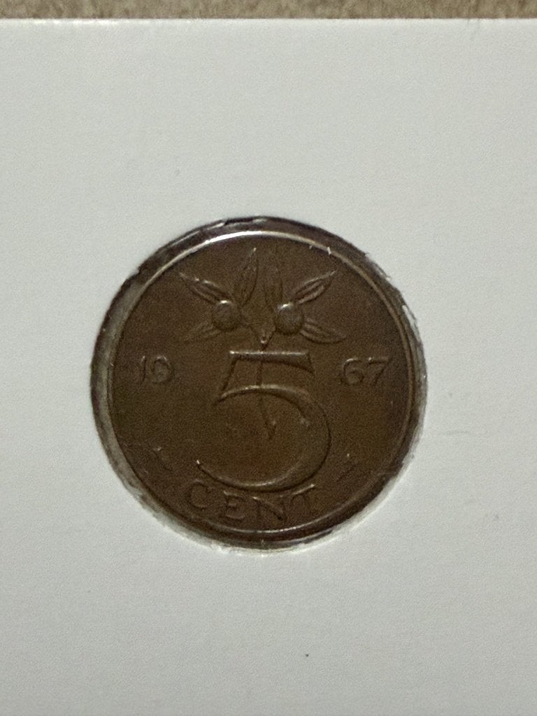 Setje van 3x 5 cent en 3x 1 cent munten Juliana, Ophalen of Verzenden, Koningin Juliana, 1 cent, Losse munt