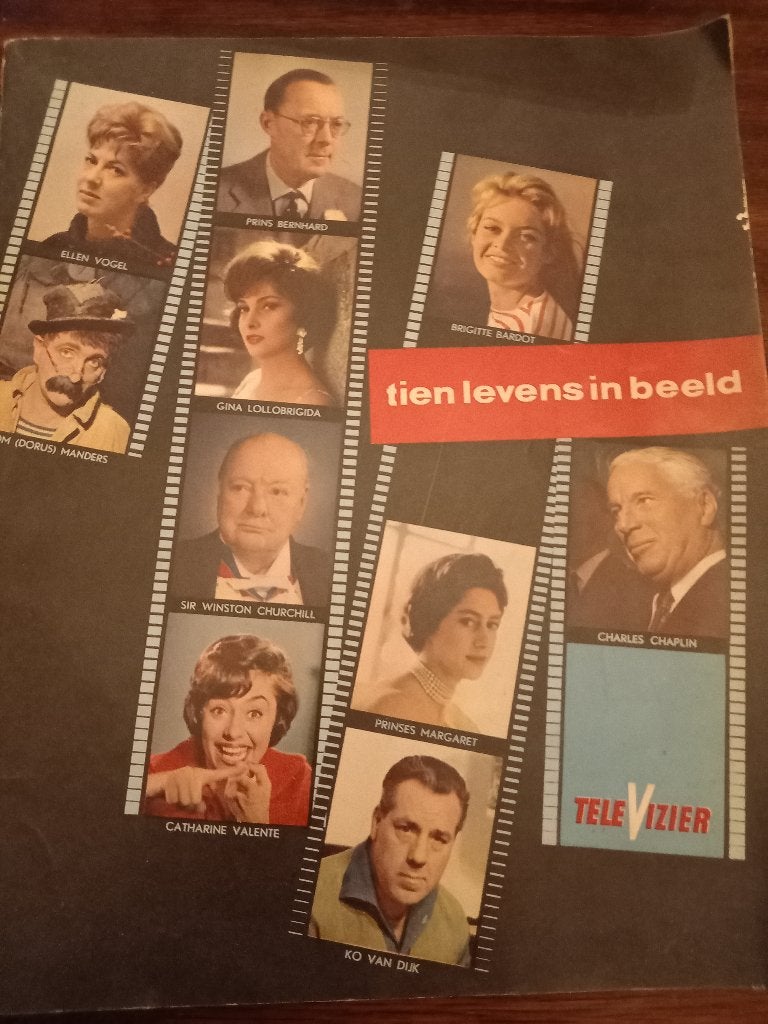 Boekje 10 levens in beeld 1962, Verzamelen, Ophalen of Verzenden, Gebruikt, Tv, Overige typen
